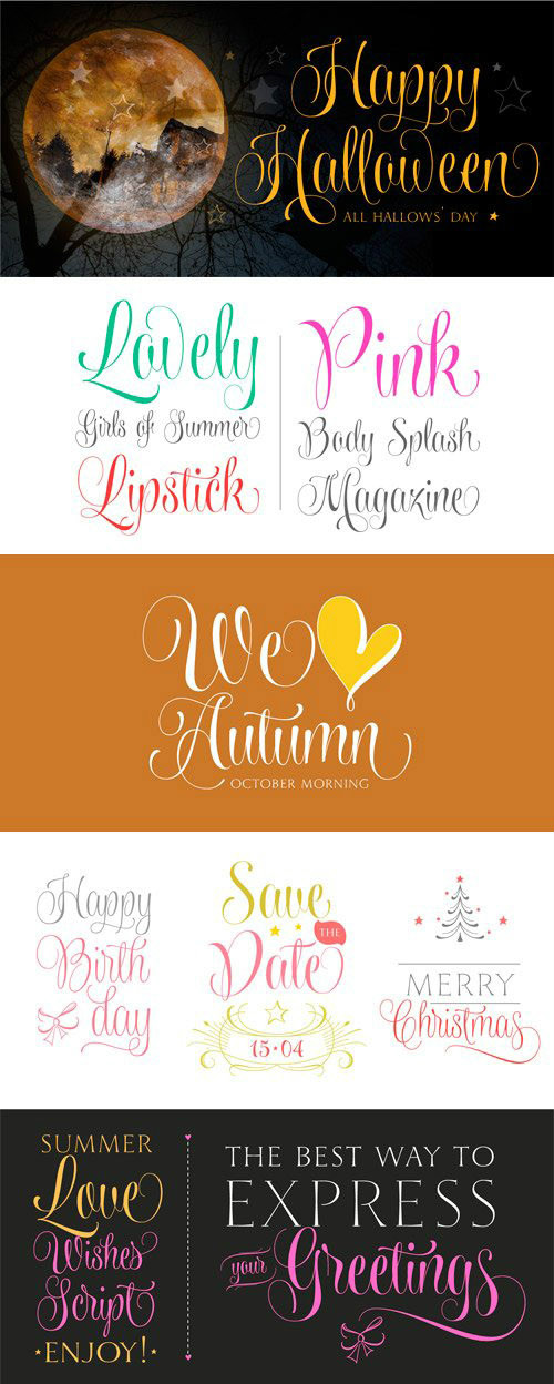 Morning Wishes Font